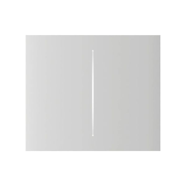 Кнопка Охоронна сигналізація CenterButton (2-gang) vertical white для двоклавішного вимикача