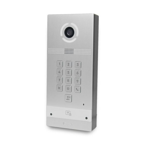 Многоабонентская IP вызывная панель Bas-IP AV-09KFBI (silver) со считывателем UKEY и распознаванием лиц для IP-домофонов