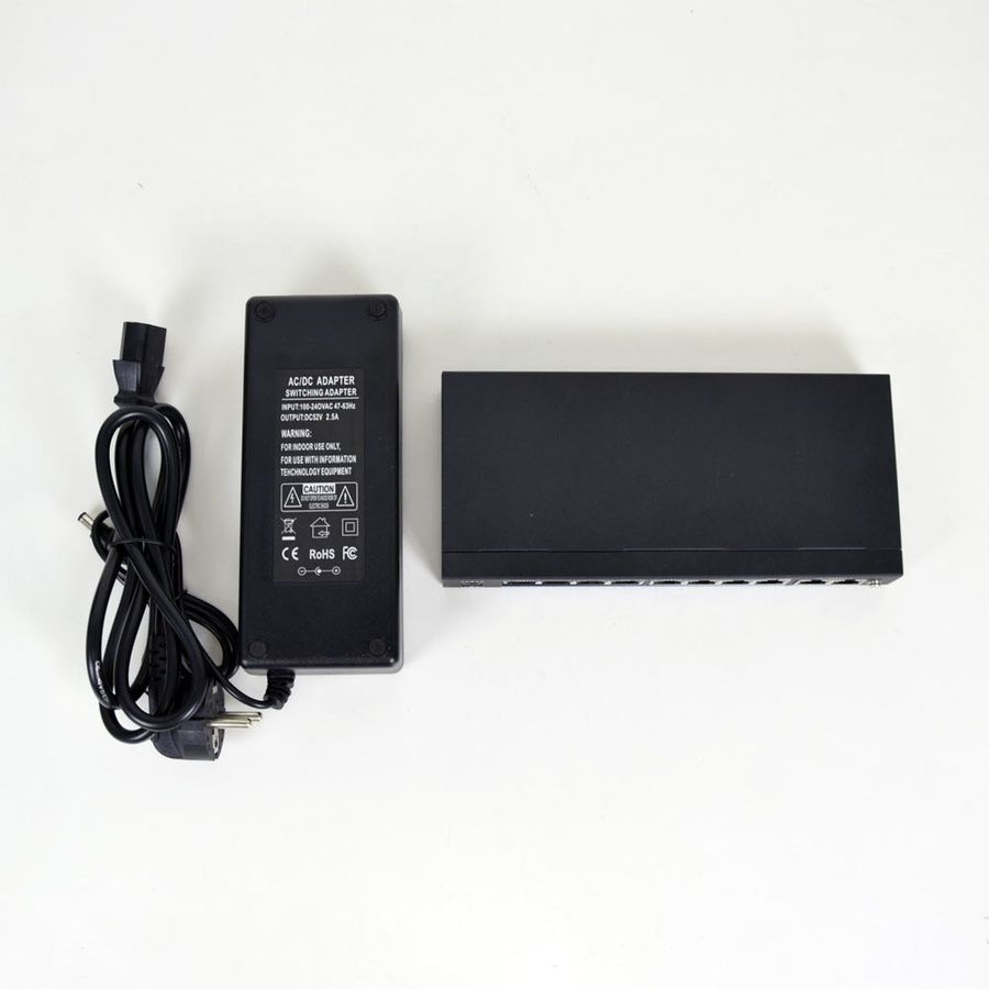 Коммутатор PoE-1010-8P/250m/8L