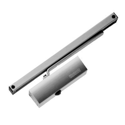 Дотягувач Geze TS-1500 зі слайдовою тягою (срібло)