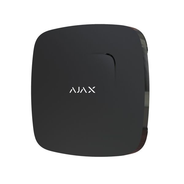 Бездротовий датчик диму і чадного газу Ajax FireProtect Plus black