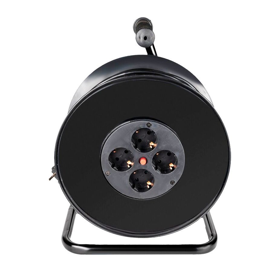 Удлинитель на катушке LP 50м (ПВС 3*1,5), 4 гнезда с заземляющим контактом до 3.5 кВт