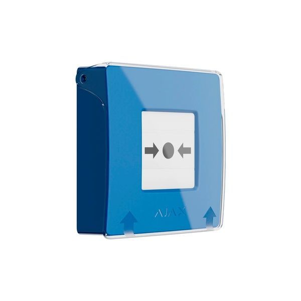 Бездротова програмована кнопка Охоронна сигналізація ManualCallPoint (Blue) Jeweller з механізмом скидання