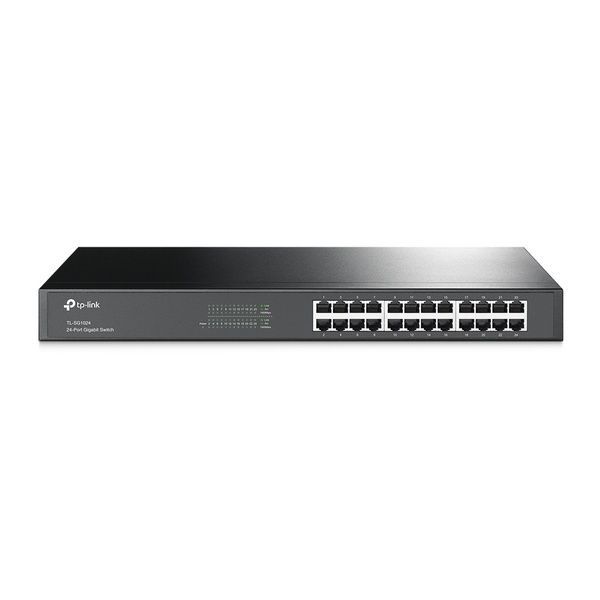 Коммутатор TP-LINK TL-SG1024 24-портовый гигабитный неуправляемый, стоечный 19"