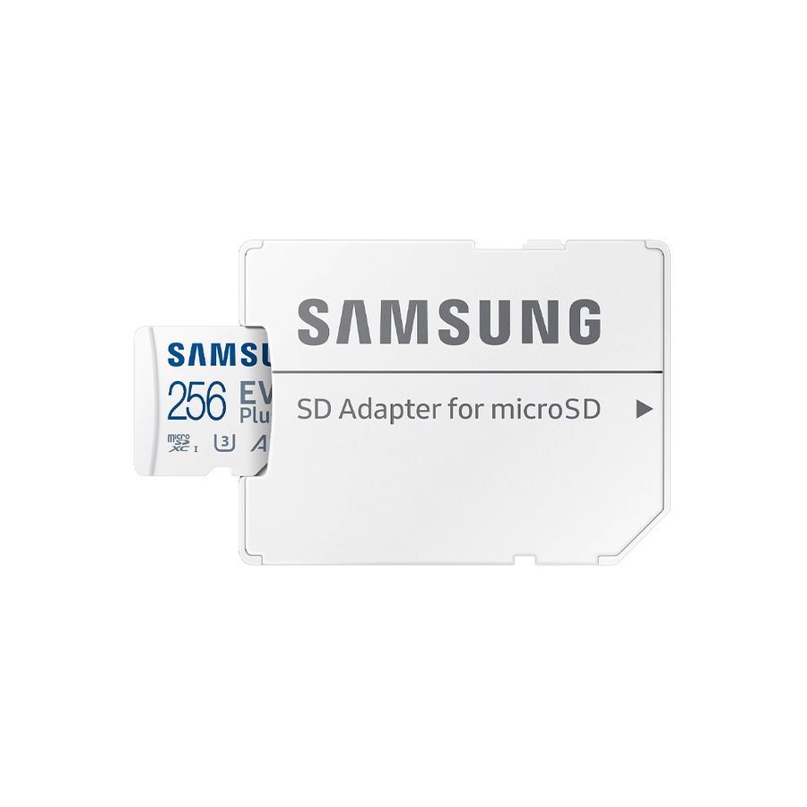Карта памяти Samsung Evo Plus microSDXC 256GB UHS-I U3 V30 A2 + SD адаптер (MB-MC256SA/EU)
