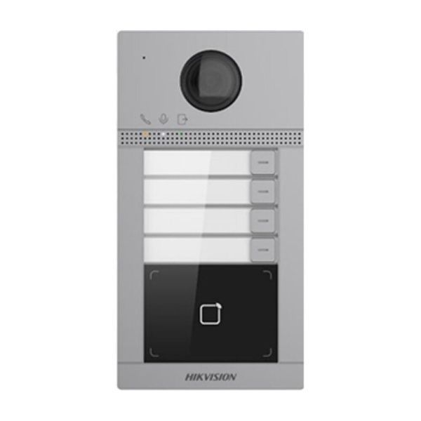 IP-видеопанель 2 Мп на 4 абонента с Wi-Fi Hikvision DS-KV8413-WME1 для IP-домофонов