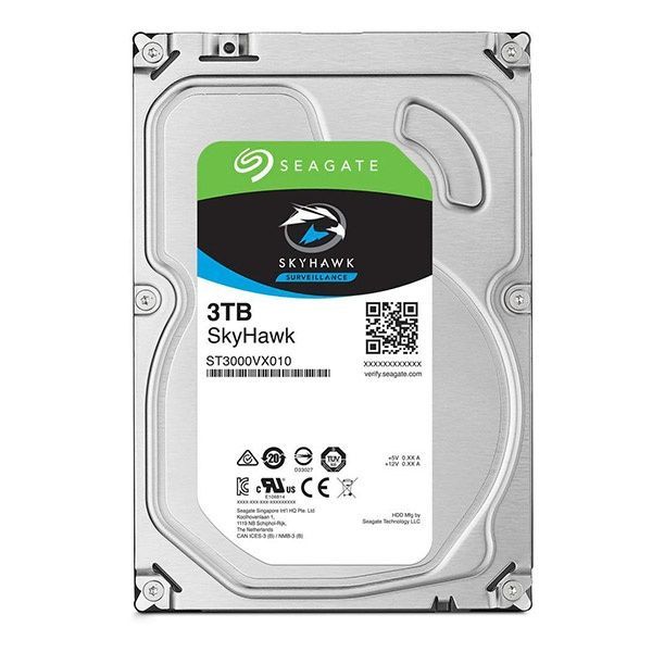 Жесткий диск 3TB Seagate Skyhawk ST3000VX010 для видеонаблюдения