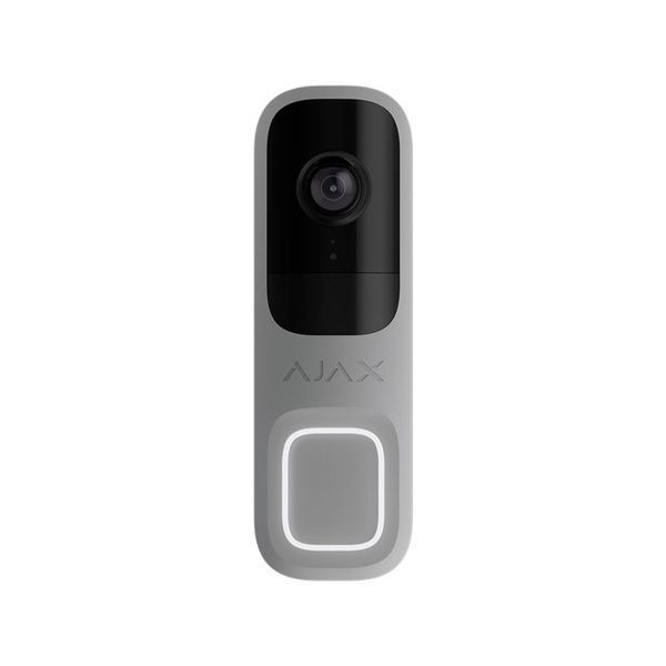 Відеодзвінок Охоронна сигналізація DoorBell grey з вбудованим штучним інтелектом, ІЧ-сенсором та керуванням у застосунках