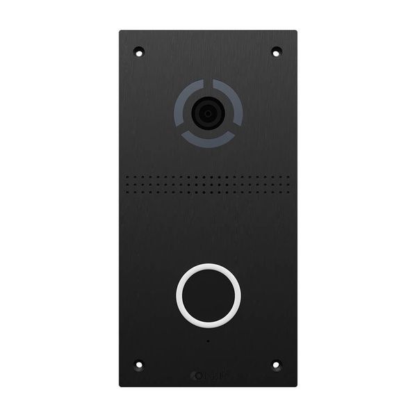 IP панель виклику Bas-IP AV-05FD black з безконтактною кнопокою виклику