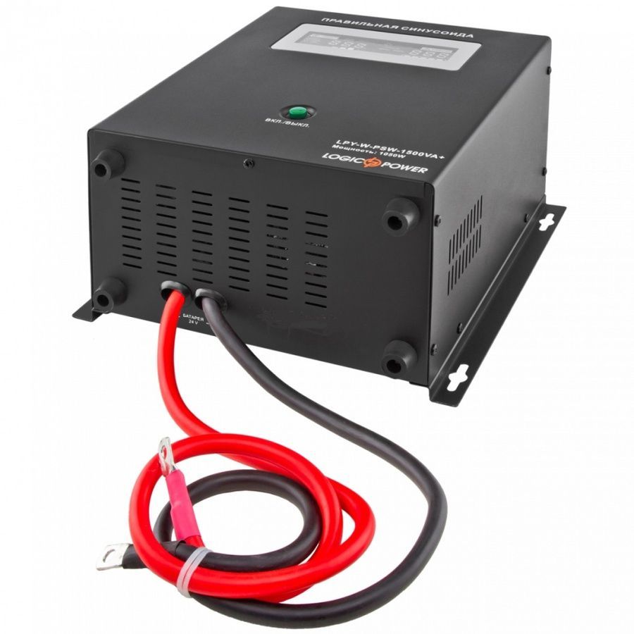Джерело безперебійного живлення Logicpower LPY-W-PSW-1500VA+ (1050W) лінійно-інтерактивне з правильною синусоїдою