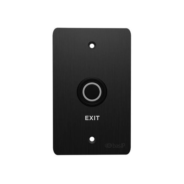 Безконтактна кнопка виходу BAS-IP SH-45E Black п'єзоелектрична