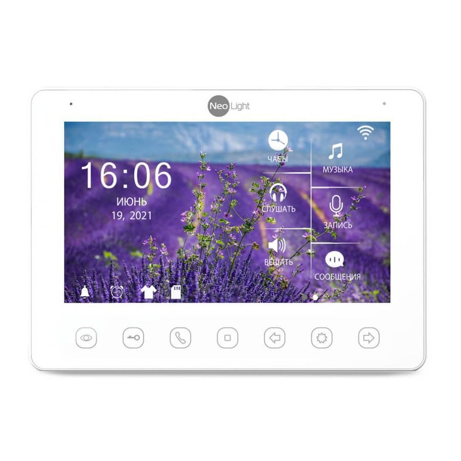 Відеодомофон NeoLight OMEGA+ HD WF white