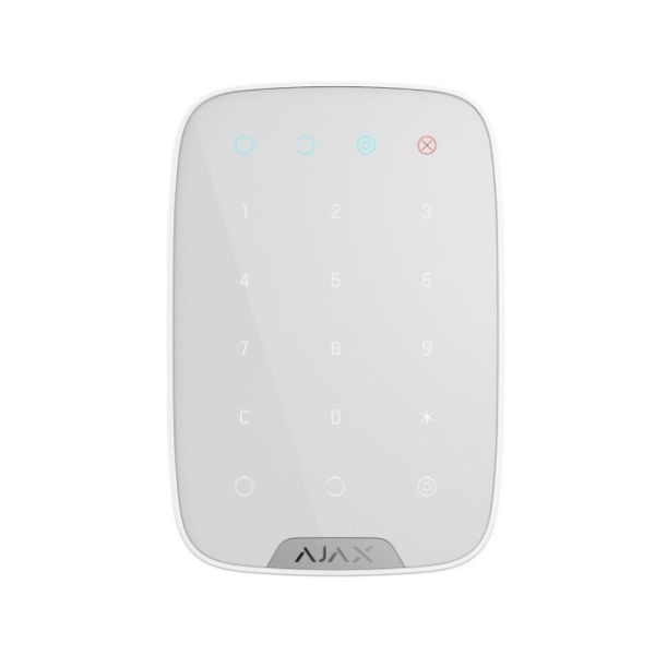 Беспроводная сенсорная клавиатура Ajax Keypad white