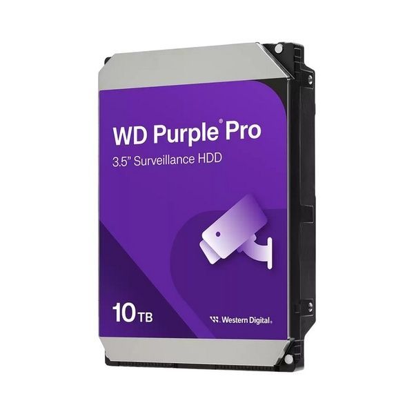 Жесткий диск 10TB Western Digital WD Purple Pro WD102PURP для видеонаблюдения с AI