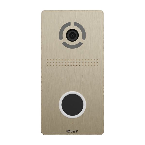 IP панель виклику Bas-IP AV-05SD gold з безконтактною кнопокою виклику