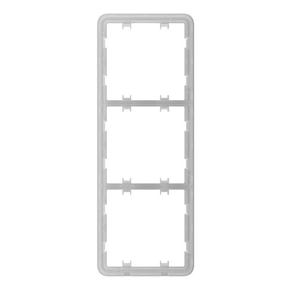 Рамка Охоронна сигналізація Frame (3 seats) vertical для трьох розеток або вимикачів
