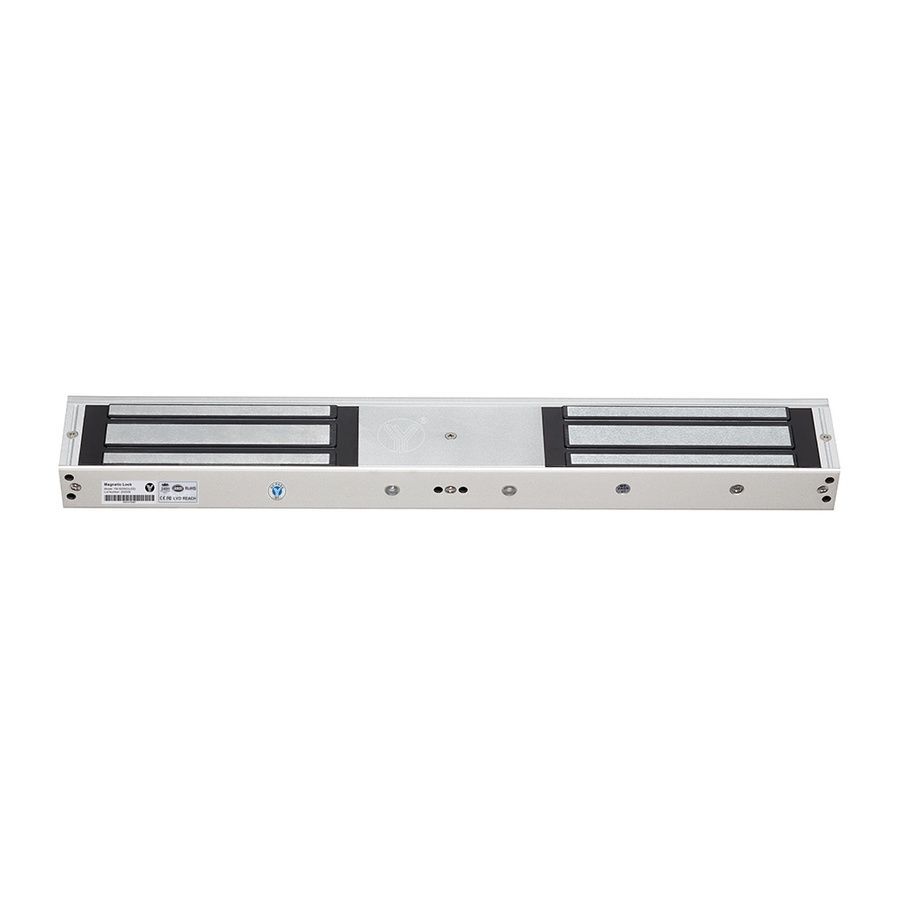 Електромагнітний замок Yli Electronic YM-750ND(LED) зі світловою індикацією для двостулкових дверей