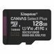 Карта пам'яті microSDXC Kingston 128Gb Canvas Select Plus Gen3 class 10 А1 UHS-I (SDCS3/128GBSP)