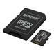 Карта памяти microSDXC Kingston 256Gb Canvas Select Plus Gen3 class 10 А1 UHS-I + SD-адаптер (SDCS3/256GB)