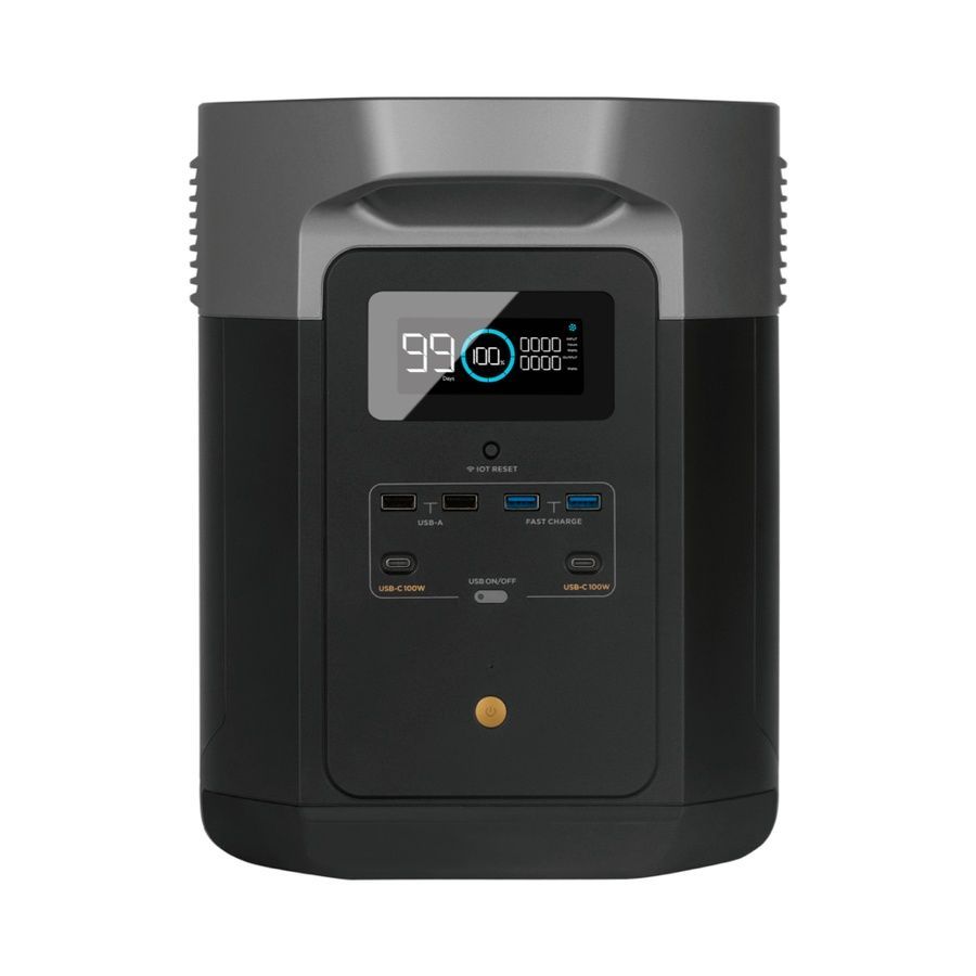 Комплект EcoFlow DELTA Max (2000) + 400W Solar Panel зарядная станция и солнечная панель