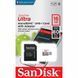 Карта пам'яті з адаптеором SanDisk MICRO SDHC 16GB UHS-I SDSQUNS-016G-GN3MA