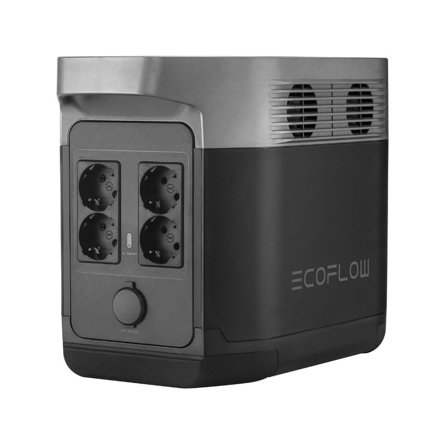 Комплект EcoFlow DELTA + 110W Solar Panel зарядная станция и солнечная панель