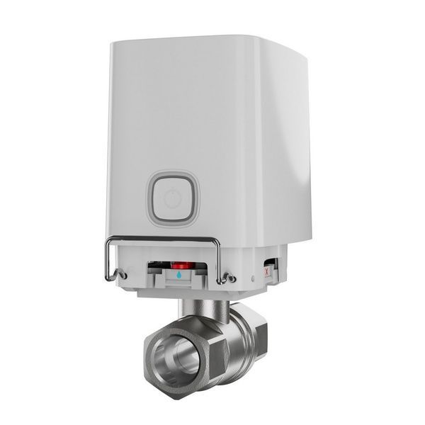 Кран перекриття води Охоронна сигналізація WaterStop 1/2" white з дистанційним керуванням