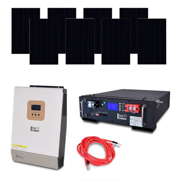 Автономная система бесперебойного питания мощностью 5 кВт с LiFePO4 АКБ и солнечными панелями