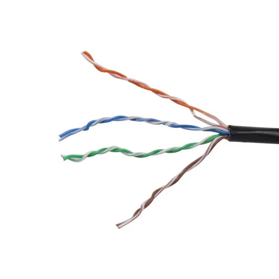 Кабель витая пара UTP CAT 5E Hikvision DS-1LN5EO-UU/E (бухта 305м)