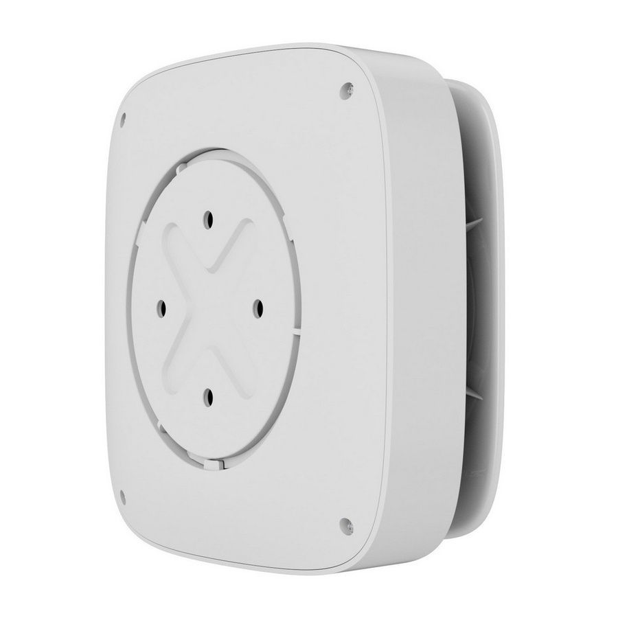 Бездротовий пожежний датчик Охоронна сигналізація FireProtect 2 RB white з сенсорами диму і температури зі змінними батареями