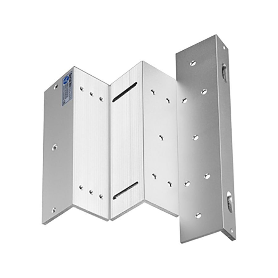 Электромагнитный замок Yli Electronic YM-350 с уголком монтажным Yli Electronic MBK-350ZL