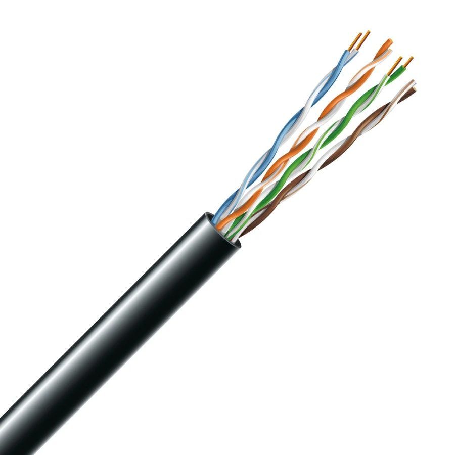 Кабель витая пара UTP CAT5e Dahua DH-PFM920-5EU внешний 305 м (0.5 мм)