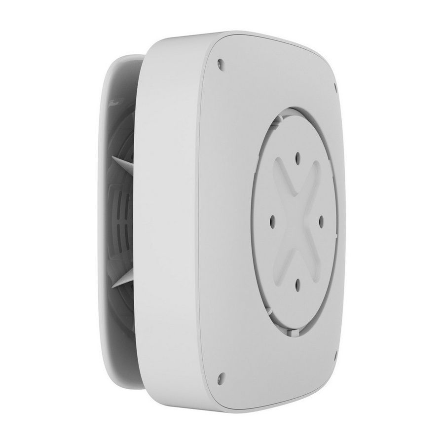 Бездротовий пожежний датчик Охоронна сигналізація FireProtect 2 RB white з сенсорами диму і температури зі змінними батареями