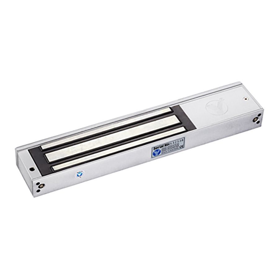 Электромагнитный замок Yli Electronic YM-350 с уголком монтажным Yli Electronic MBK-350ZL