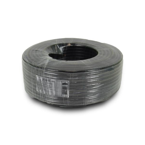 Кабель коаксиальный RG690-Cu+2*0.5 PE, наружный комбинированный, бухта 100 м