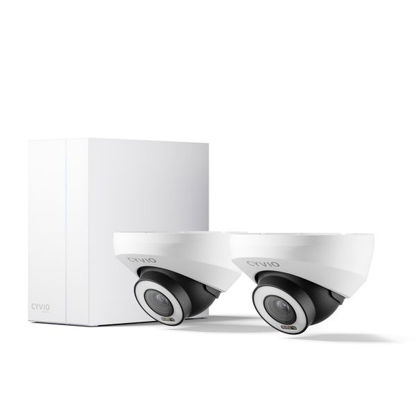 Комплект IP відеоспостереження CYVIO POE Dome 2Kit 8MP N2412D