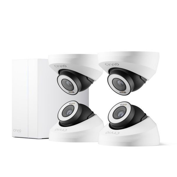 Комплект IP відеоспостереження CYVIO POE Dome 4Kit 4MP N2804D