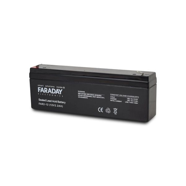 Акумулятор 12В 2А&middot;год для ДБЖ Faraday Electronics FAR2-12