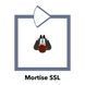 Ригельный замок ATIS Lock Mortise SS-L врезной для системы контроля доступа