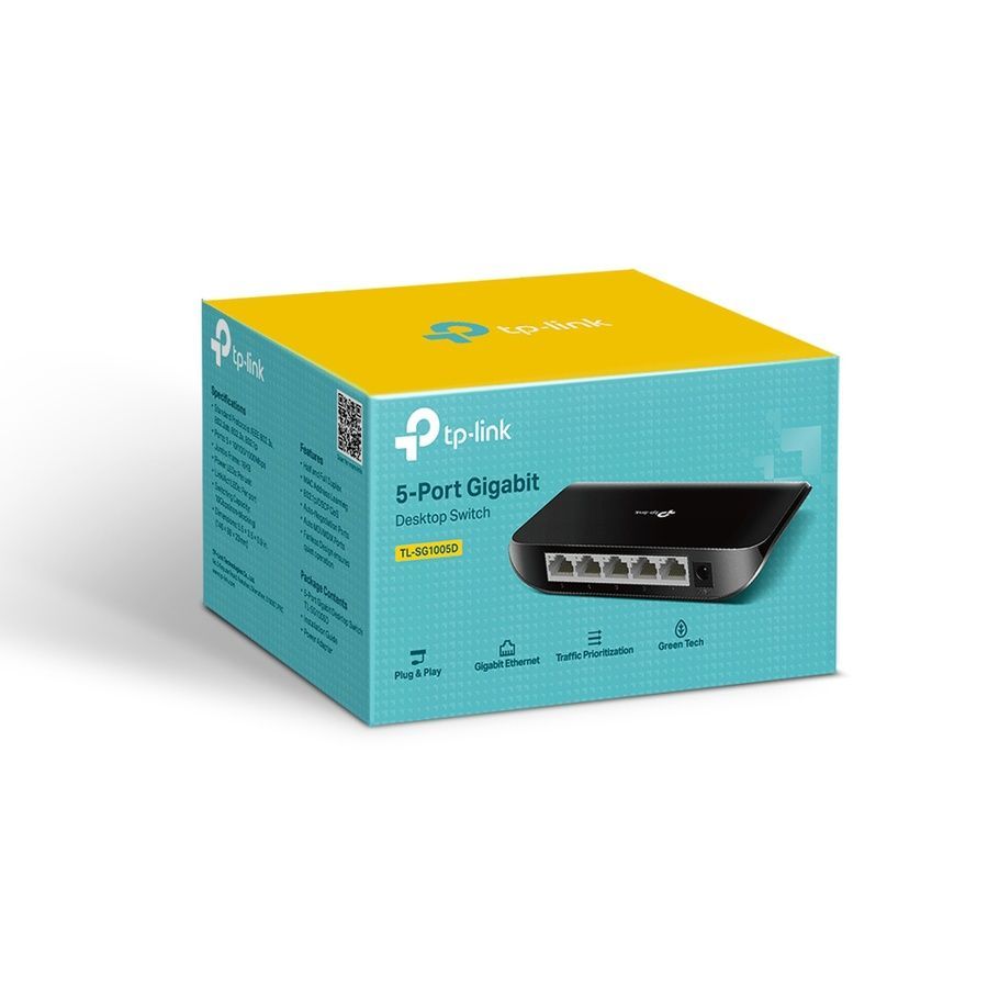 Коммутатор TP-Link TL-SG1005D 5-портовый неуправляемый