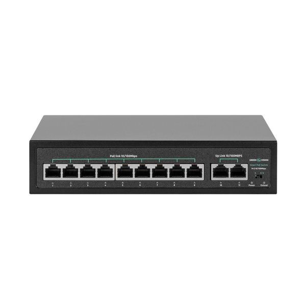 Коммутатор сетевой GreenVision POE GV-016-D-09+2P