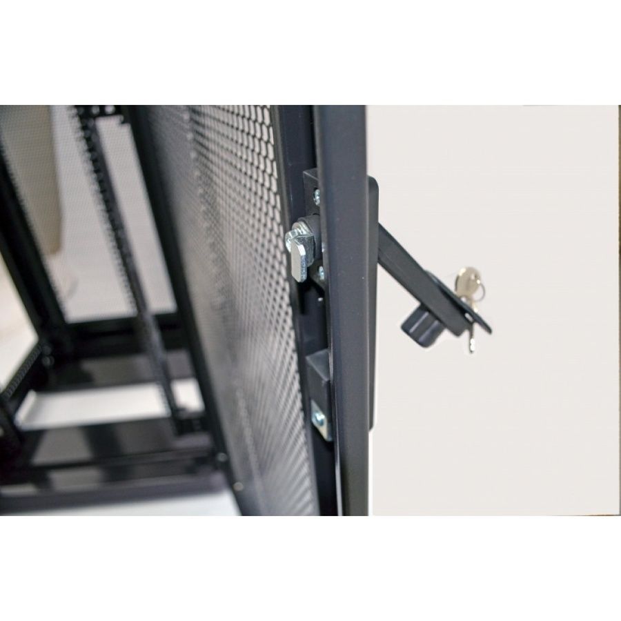 Шафа серверна CMS 42U 800 х 865 UA-MGSE4288PB з перфорованими дверима для мережевого обладнання
