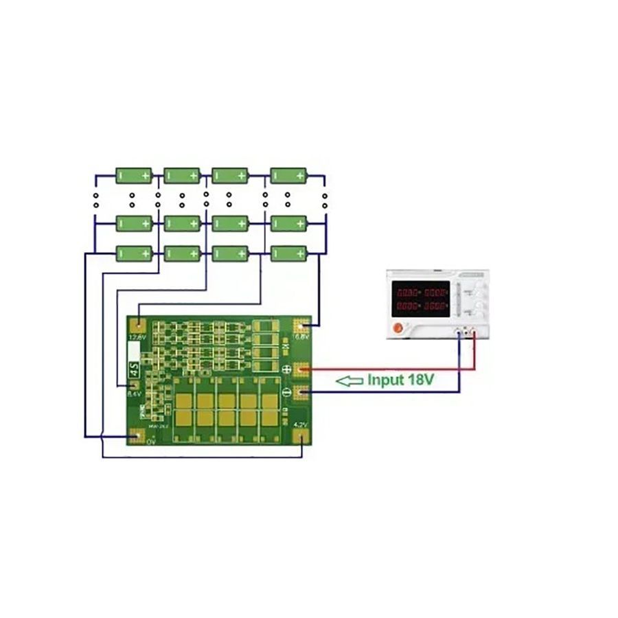 Плата захисту ATIS OKY3399-3 (BMS 4S 40A Li-ion)