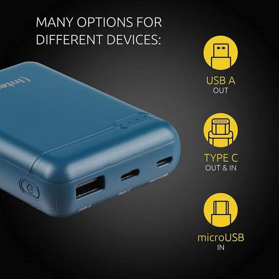 Повербанк Intenso Powerbank XS 10000 (petrol) ємністю 10000 мА&middot;год