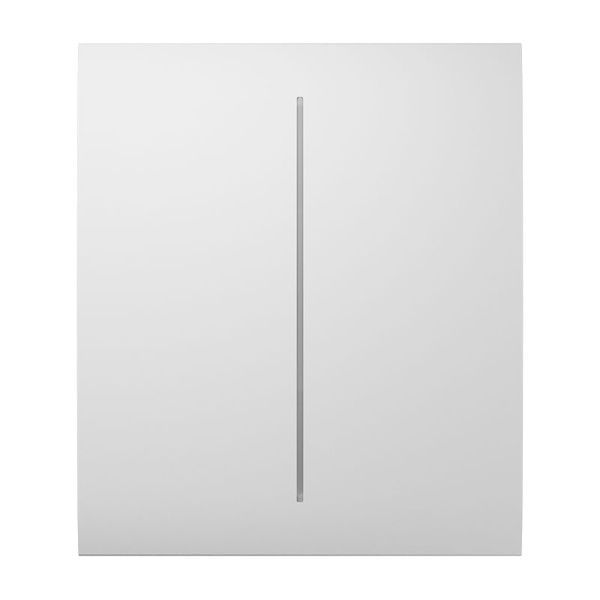 Кнопка Ajax CenterButton (2-gang) white&nbsp;для двухклавишного выключателя