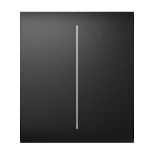 Кнопка Ajax CenterButton (2-gang) black&nbsp;для двухклавишного выключателя