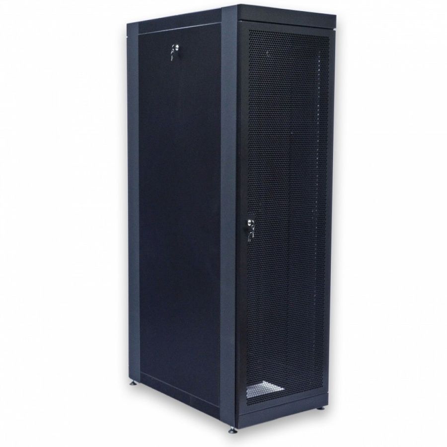 Шкаф серверный CMS 45U 610 х 1055 UA-MGSE45610MPB усиленный с перфорированной дверью для сетевого оборудования