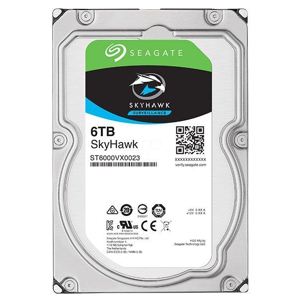 Жесткий диск 6TB Seagate Skyhawk ST6000VX0023 для видеонаблюдения