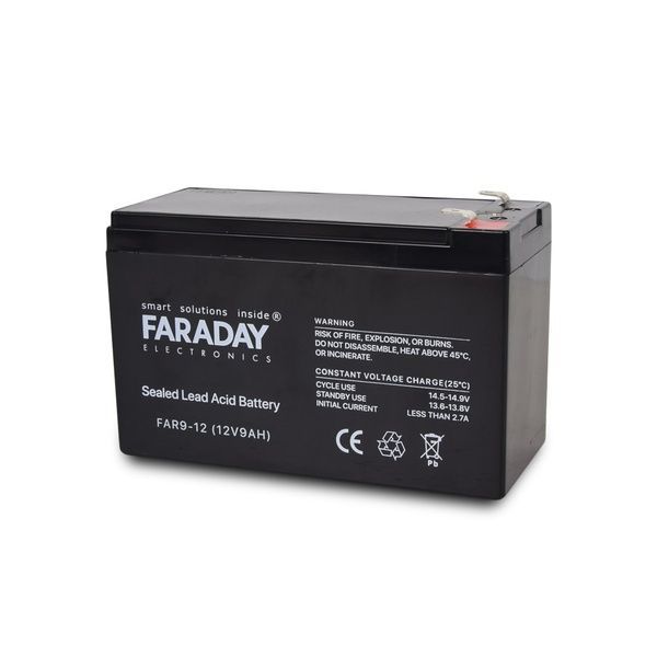 Акумулятор 12В 9А&middot;год для ДБЖ Faraday Electronics FAR9-12