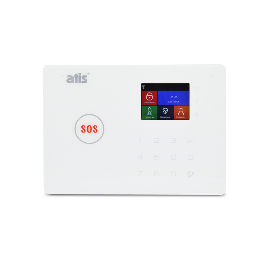 Комплект бездротової GSM і Wi-Fi сигналізації ATIS Kit GSM+WiFi 130T з підтримкою застосунку Tuya Smart